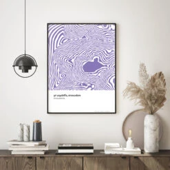 Snowdonia - Snowdon Horseshoe Contour Print -Kitchenware Store PDD Contour Snowdonia Snowdon small