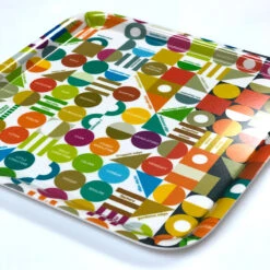 Peak District Beauty Spots Map Tray -Kitchenware Store PDD Square Tray 02