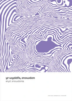 Three Peaks Of Britain - Set Of 3 A3 Prints - Contour Range Prints 9 Three Peaks Of Britain - Set Of 3 A3 Prints - Contour Range Prints -Kitchenware Store PDDContourArtSnowdonA3smll