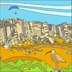 Stanage Trip Tick 03 - Peak District - Mini Fine Art Print -Kitchenware Store PDDStanageTryptych2019 03 10cm