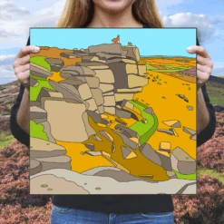 Stanage Edge IV - Peak District Print