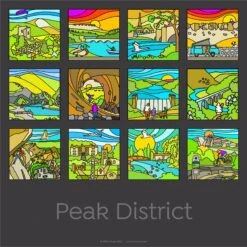 Peak District Idylls - 12 Print Collection - Fine Art Print -Kitchenware Store PDIdyllComposition12REVsmll