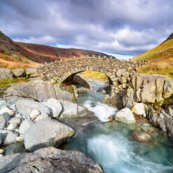 Glaramara & Seathwaite Lake District Contour Print -Kitchenware Store PDLDSeathwaiteshutterstock 504200515CROP