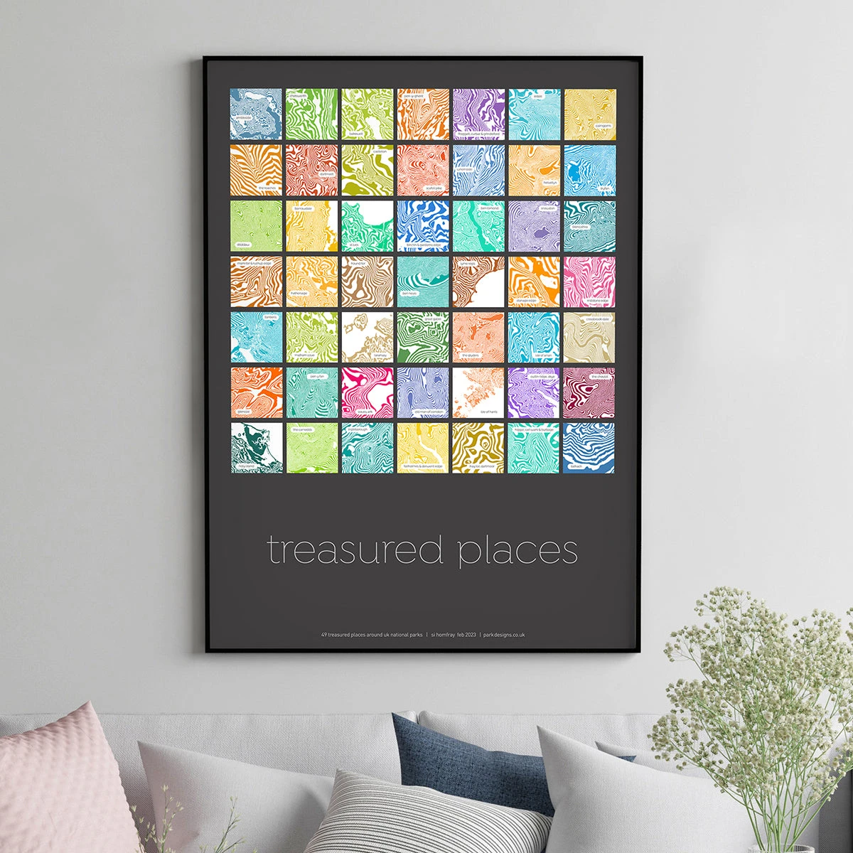 Treasured Places 49 Contour Range - FIne Art Print 1 Treasured Places 49 Contour Range - FIne Art Print