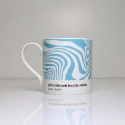 Peak District - Contour Mug - Grindsbrook Booth, Edale
