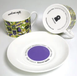 Peak District - Secret Spots Cup And Saucer - Bleaklow -Kitchenware Store Peak District Design Bleaklow Cup and Saucer 02