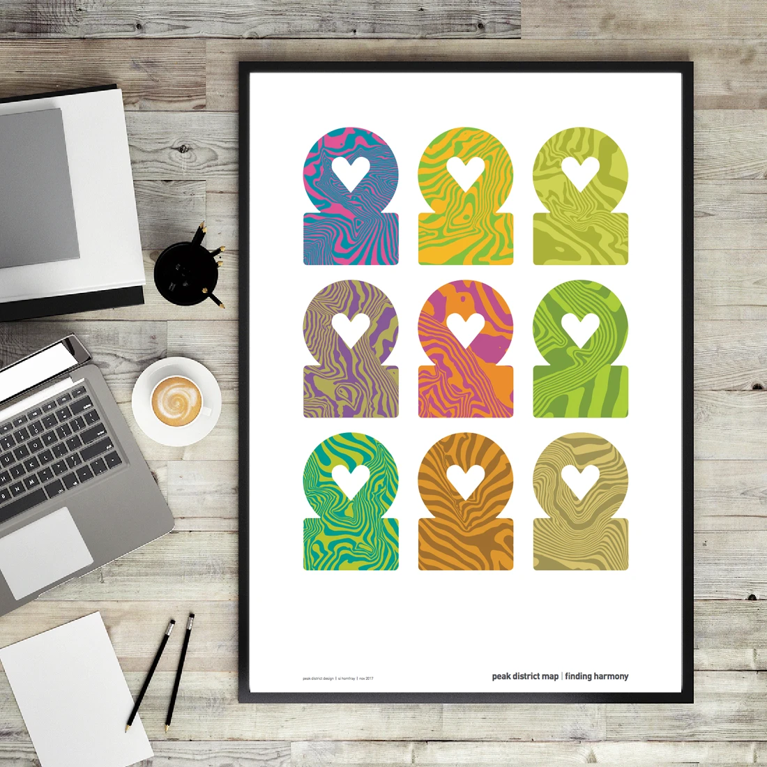 Peak District Map – Finding Harmony 1 Peak District Map – Finding Harmony