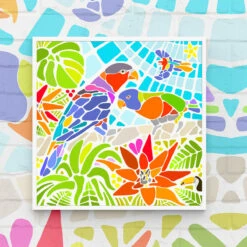 Parrots - Where Good Conversation Turns To Love - Fine Art Print